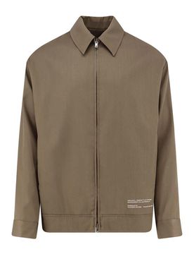Giubbino Coach In Lana E Cotone