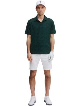 Polo Allover Crown, dunkelgruen xl