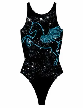 Pegaso Pro Resist Swimsuit Black 9-10 Years Girls - TURBO - FashionsVida