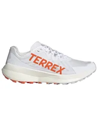 Chaussures de trail - Terrex Agravic Speed Dash Grey/Impact Orange/Cloud White - Taille 45 1/3 - Blanc