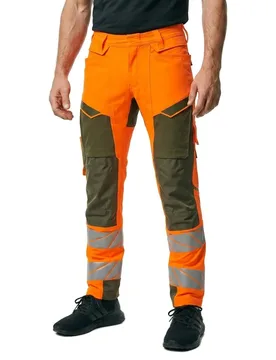 Pantalon De Travail Accelerate Safe 19079 Hi-Vis Orange / Moss Green 54 - MASCOT - FashionsVida