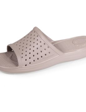 Mules claquettes ajourées Taupe taupe 36