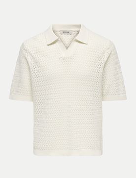 Only & Sons Polo Weiß L