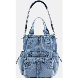 Desigual - Mochila denim grande