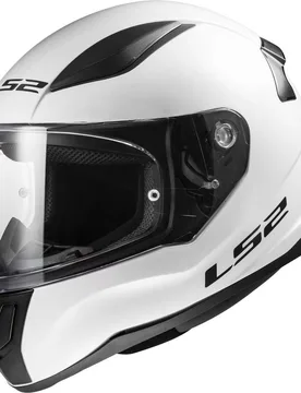 Casco Integrale Moto FF353 RAPID 2 Solid Bianco taglia M - LS2 - FashionsVida