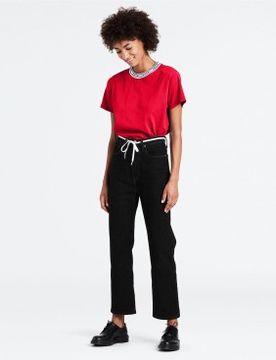 Para mujer. 72693-0012 Jeans Tobilleros Ribcage (25/31), Casual, Algodón