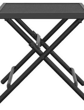 Beistelltische Für Draußen Table De Jardin Pliable En Acier Gris 38x38x38 Cm Einheitsgrösse