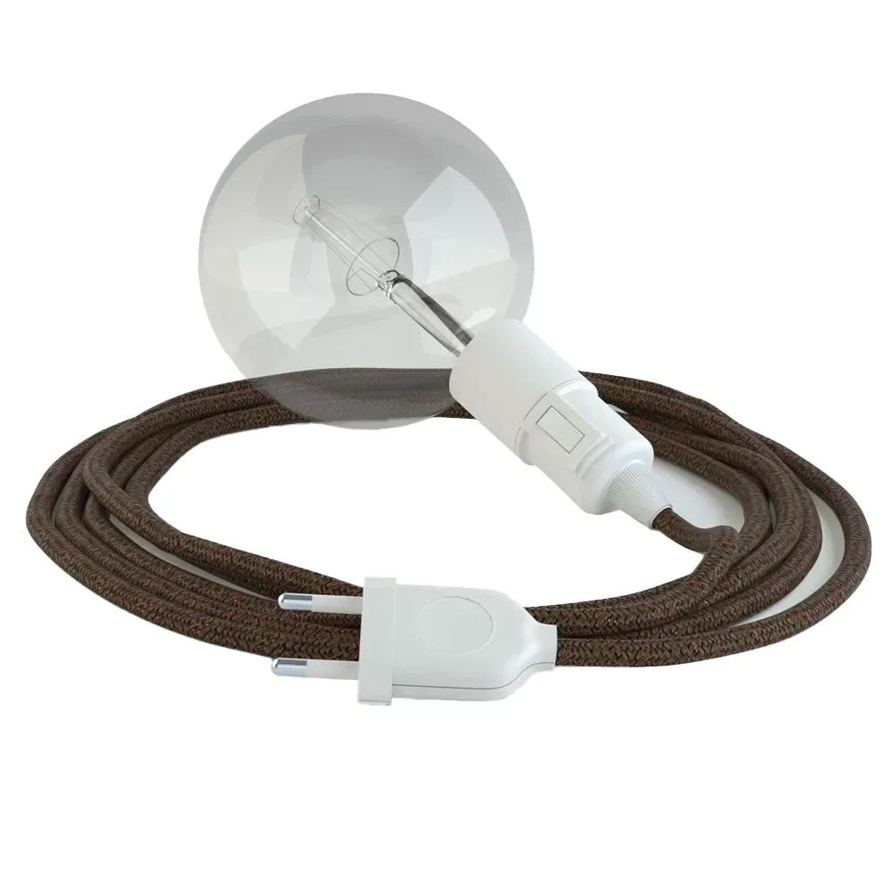 Cables Suspension Luminaire Rl13 3 M Brown / White One Size - Creative - FashionsVida