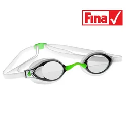 Record Breaker Swimming Goggles White One Size Men,Women