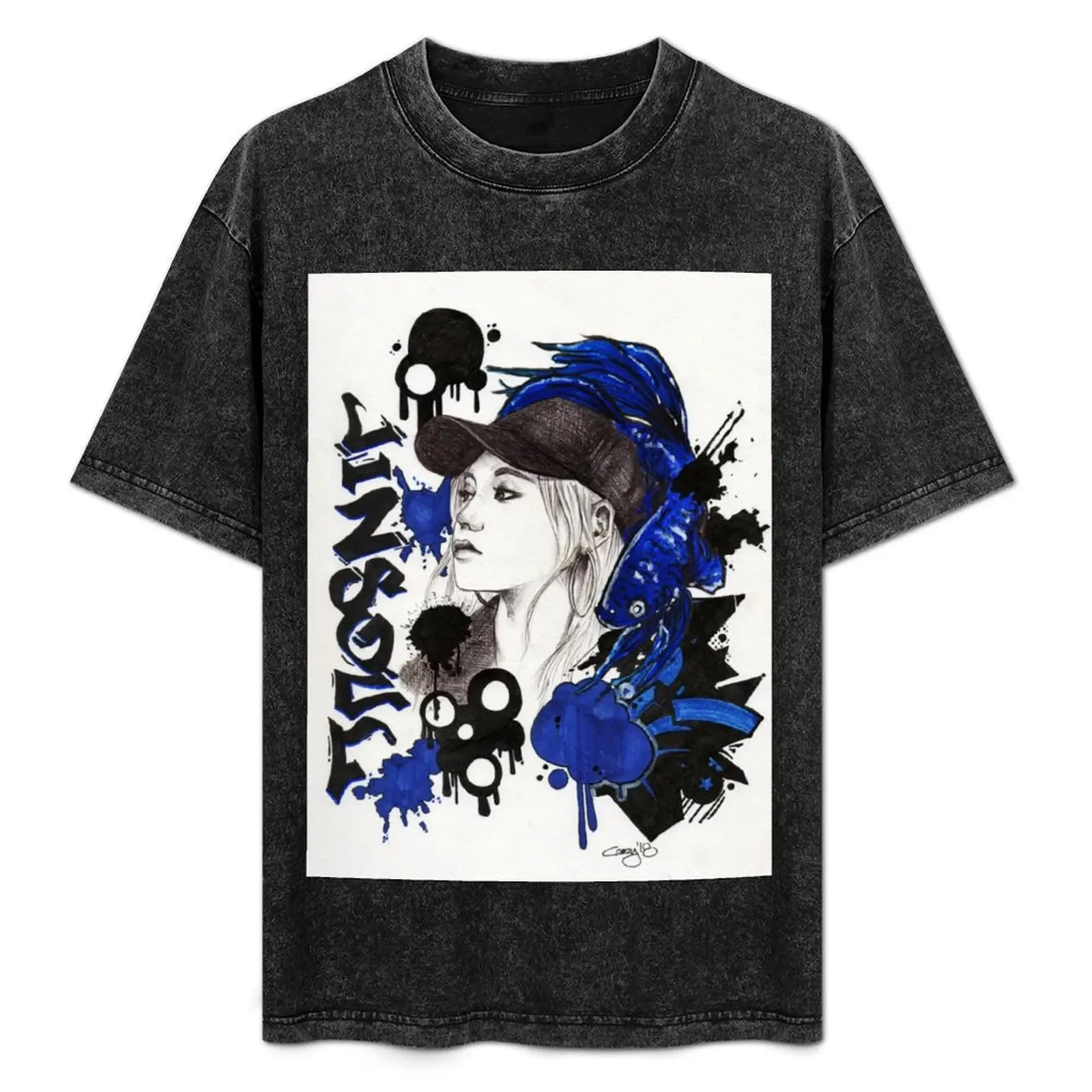 Blue Betta T-Shirt Big and Tall Solid Color T-Shirt - Aliexpress - FashionsVida