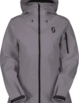 Schicht Wetterschutzjacke Explorair 3L Jacket W Evening Grey für Damen Größe L Grau - Scott - FashionsVida
