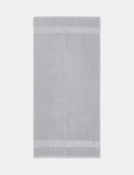 Asciugamano da bagno in cotone - grigio chiaro