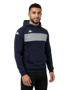 Sweat à Capuche Daccio Blue Marine / Grey Melange S