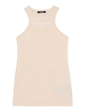 Balmain Canotta Con Stampa
