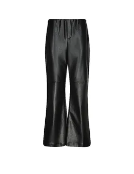 Pantalon aspect cuir noir 44 - Joseph Ribkoff - FashionsVida