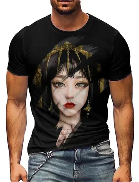 Street-chic Men's 3D Print Short-sleeved T-shirts, Soft and Comfortable, Perfect for Men and Women's Holiday Gifts - Aliexpress - FashionsVida