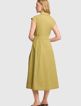 Abito senza maniche donna verde - Kocca - FashionsVida