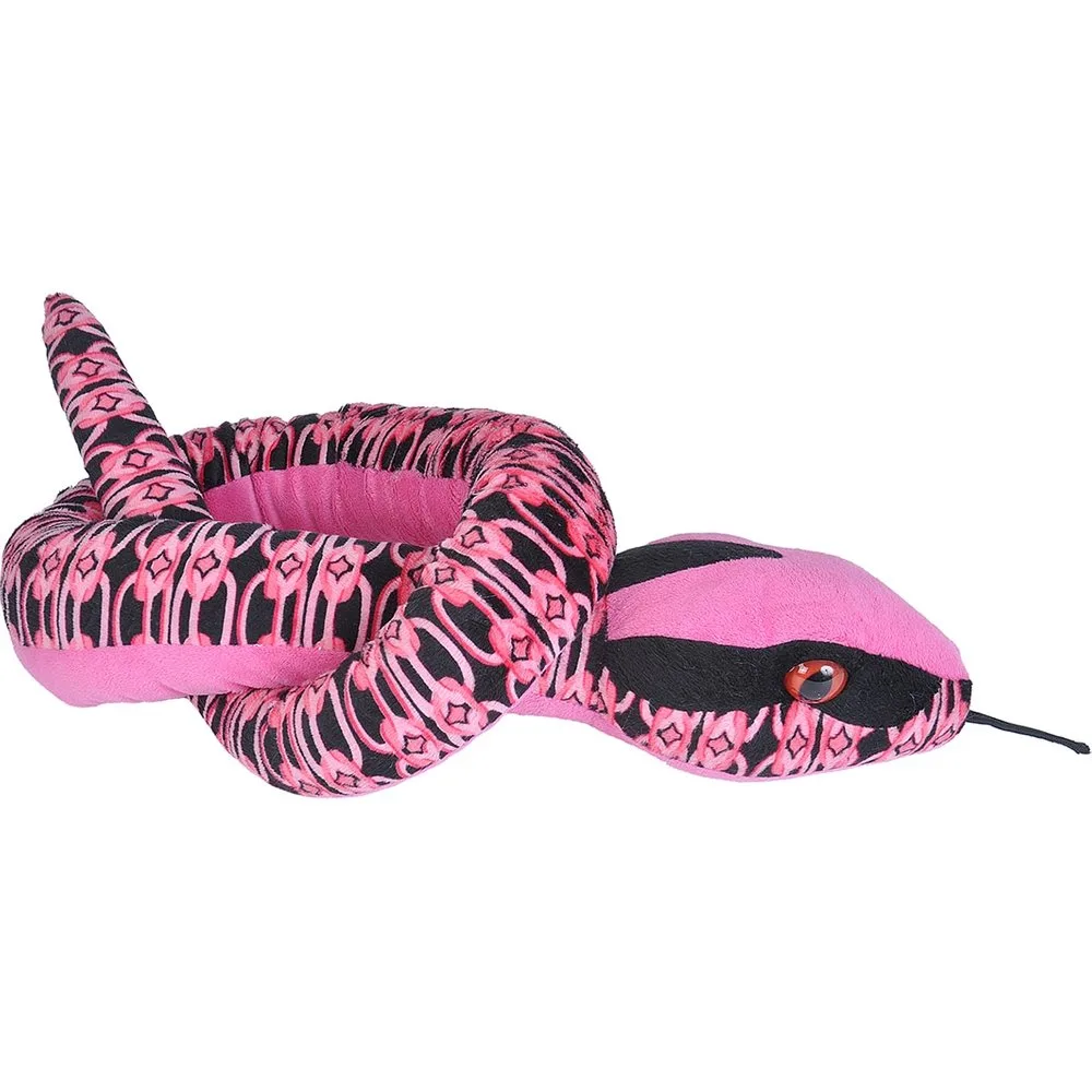 Peluche 137 cm Serpiente fantasía rosa - WILD REPUBLIC - FashionsVida