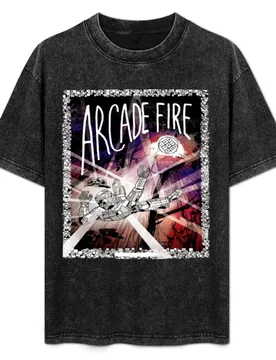 Arcade Fire The Arcade Fire T-Shirt Plus Size Workout Short Sleeve Top - Aliexpress - FashionsVida