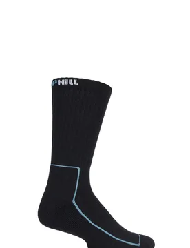 Pair Black Made in Finland Hiking Socks Unisex 3-5 Unisex - - Black - Size: 3-5 Unisex - UpHill Sport - FashionsVida