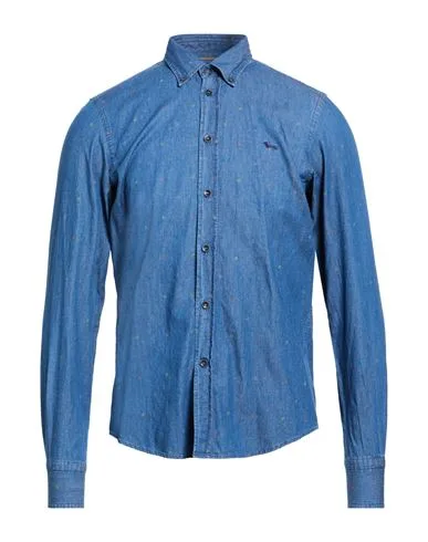 Jeanshemd Herren Blau L,M Herren - Harmont & Blaine - FashionsVida