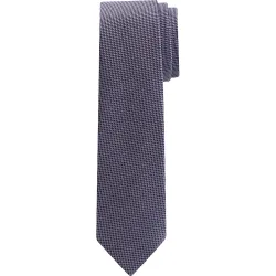Corbata de hombre de seda con textura a tono