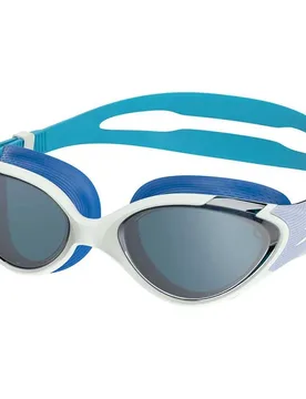 Biofuse 2.0 Mirrored Woman Swimming Goggles Light Honeydew / Cobalt / Silver Mirror One Size Women - Speedo - FashionsVida