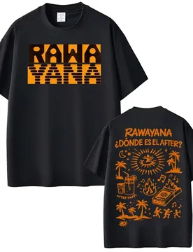 Men Women Rawayana Album Graphic T-shirt ¿Donde Es El After? Pure Cotton Hip Hop Streetwear Tops - Aliexpress - FashionsVida