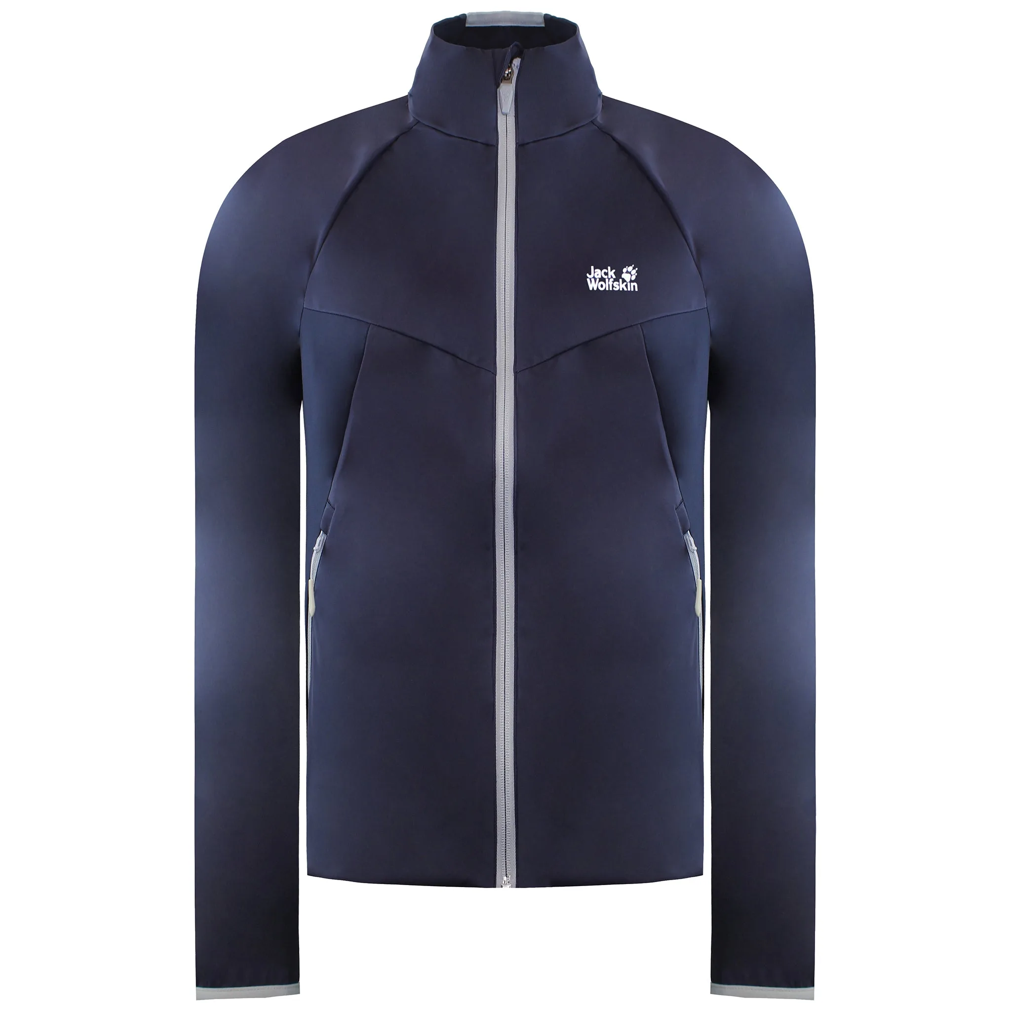 Tourer Mens Navy Softshell Jacket - Size Medium - Jack Wolfskin - FashionsVida