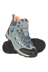 Adventurer Waterproof Boots - Hiking Trekking Shoes - Blue - Size: 6.5