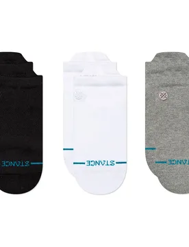 Chaussettes Icon Low Tab 3 Paires Black EU 43-46 Homme - Stance - FashionsVida