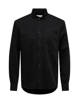 Herren Hemd Schwarz 510184