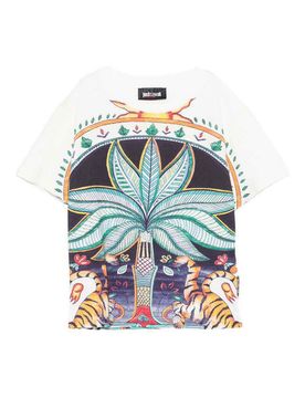 Just Cavalli T-Shirt Con Stampa