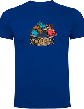 T-shirt à Manches Courtes Boxing Royal Blue L