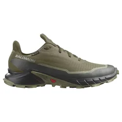 Alphacross 5 Gore-tex® Trail Running Shoes Olive Night / Black / Deep Lichen Green UK 7.5 Men