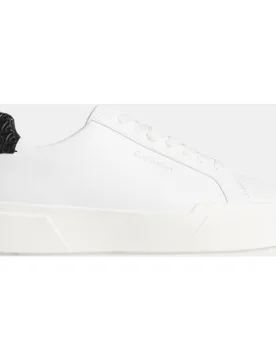 Zapatilla de mujer tipo chunky piel con detalle multilogo - Calvin Klein - FashionsVida