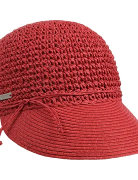 Uni Rollable Crochet Cap by - red - Unisex - Size: One Size - Seeberger - FashionsVida