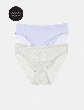 Slip in pizzo 2 pack - multicolor