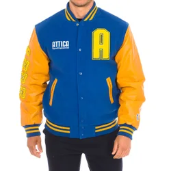 At-Fw22-016 Mens Baseball Jacket - Blue - Size 2xl