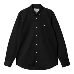 L/s madison shirt - black / white