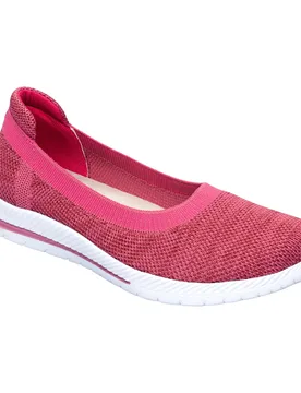 Stretch-Ballerina "Federleicht" pink 40 Damen - wonderwalk - FashionsVida