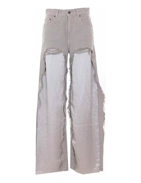 Jeans Bonnie Bull in raso ghiaccio