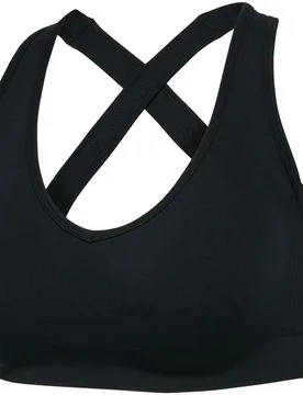 Top De Sport Hiit Seamless V Shape Padded Black S - Hummel - FashionsVida