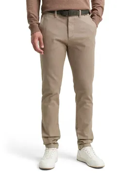 Pantaloni Chino 103757 Traveler Slim Beige Brown Zig Zag Structure 29