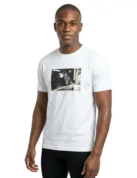 Maglietta A Maniche Corte Motors 10277382 White L - BOSS - FashionsVida