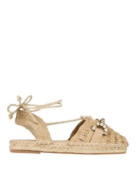 Espadrilles Damen Beige 38 Damen