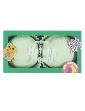 Pair Mochi Cotton Socks Matcha Mochi One Size - Multi Coloured - Size: One Size - EAT MY SOCKS - FashionsVida
