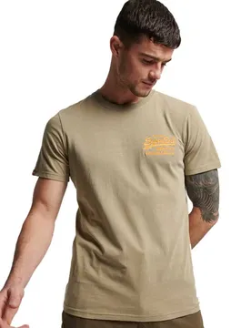 T-shirt à Manches Courtes Vintage Vl Neon Canyon Sand Brown S