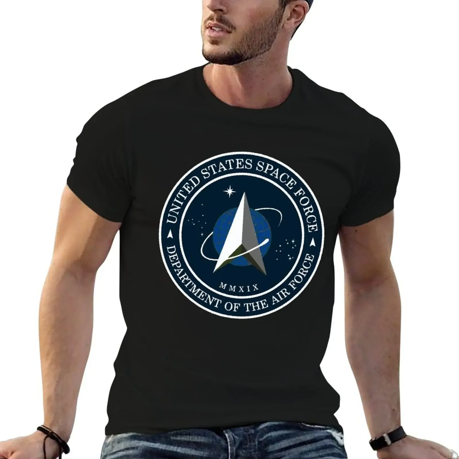 Space Force Insignia, From Official USSF Seal, Logo T-Shirt Abstract Pattern Print Top - Aliexpress - FashionsVida