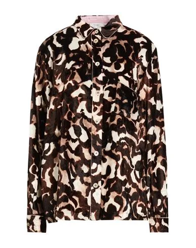 Hemd Damen Braun 3 Damen - forte_forte - FashionsVida